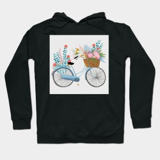 Biking with flowers Hoodie